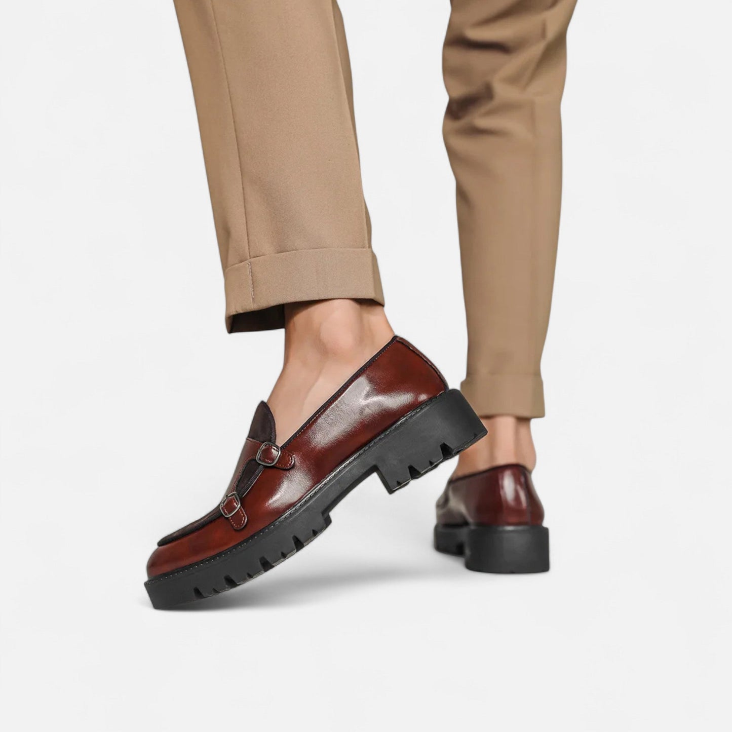 Premium Men's Leather Loafers – Smart British Thick-Soled Shoes for Professional Style and Comfort | Premium Comfort Home & Lifestyle Product UK