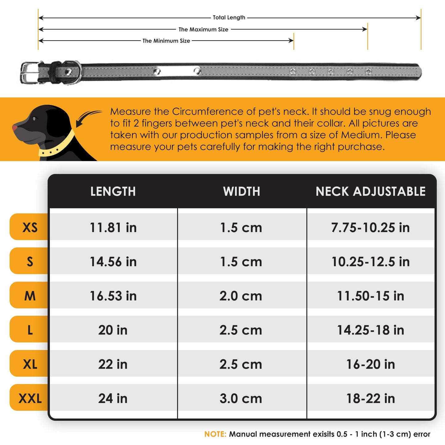 Personalized Leather Reflective Dog Collar | Premium Comfort Home & Lifestyle Product UK