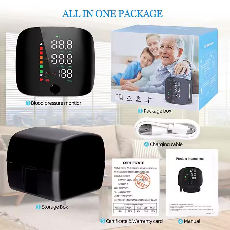Portable Blood Pressure Monitor | Premium Beauty & Wellness Device UK | Premium Comfort Home & Lifestyle Product UK