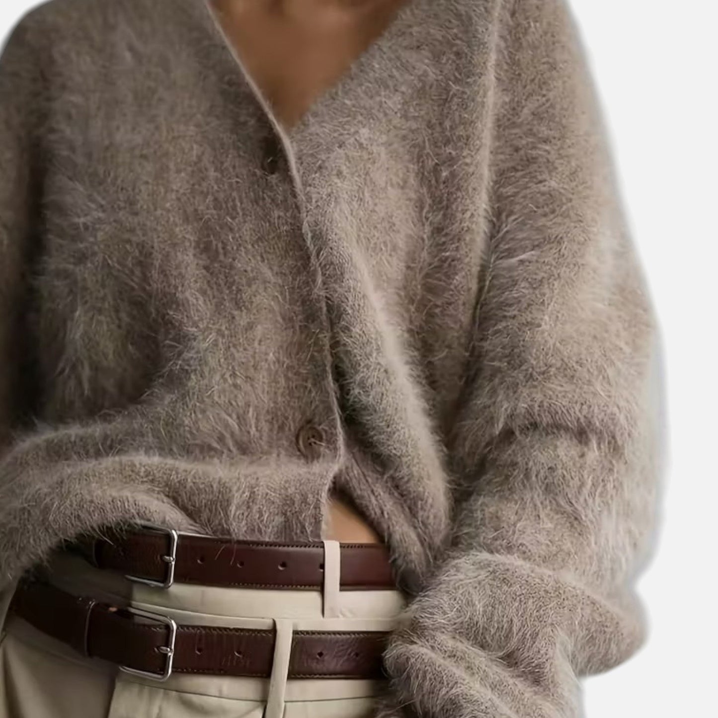 Premium Women's Soft V-Neck Cardigan - Essential Layering Piece for Smart Casual Style, Perfect for Work or Everyday Wear | Premium Comfort Home & Lifestyle Product UK