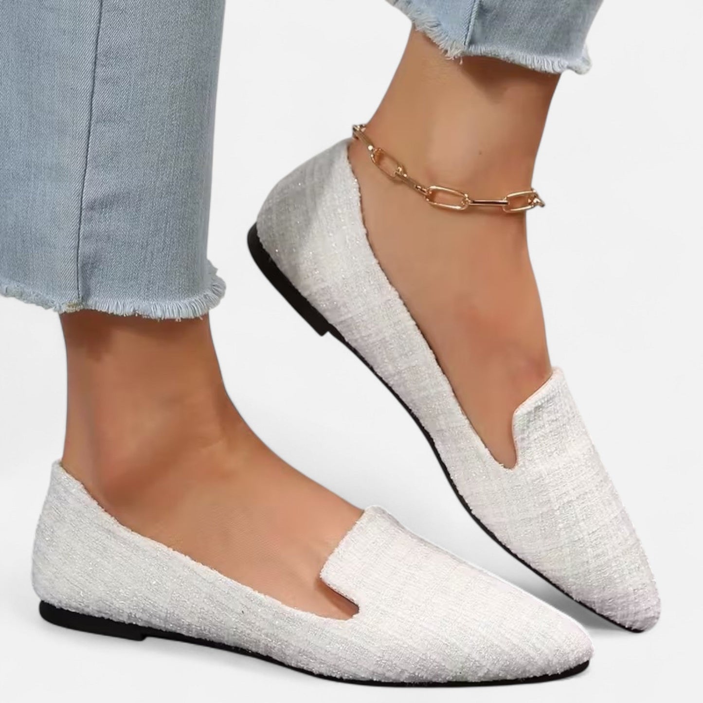 Premium Women's Plaid Pointed Toe Flats – Stylish Autumn Elegance for Smart Casual and Professional Looks | Premium Comfort Home & Lifestyle Product UK