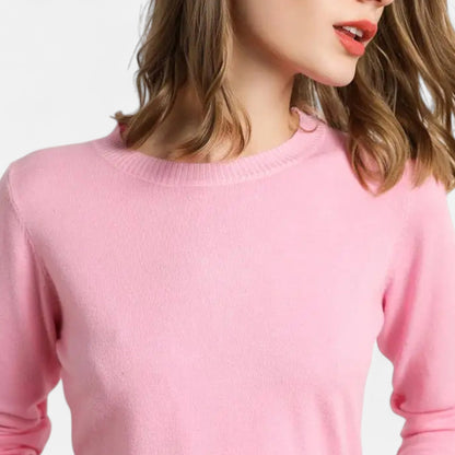 Premium Women's Merino Wool Sweater – Essential Timeless O-Neck for Smart Casual Style and Comfort | Premium Comfort Home & Lifestyle Product UK