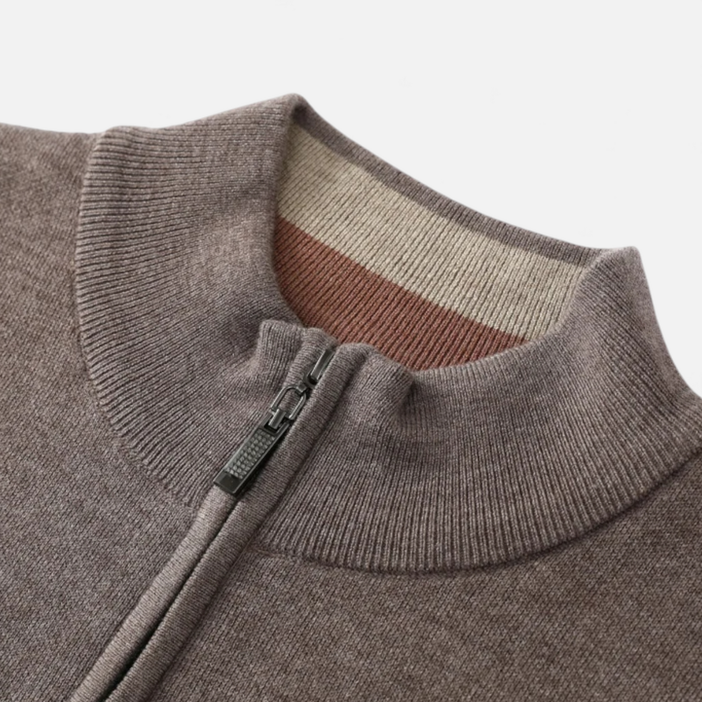 Premium Men's Merino Wool Half-Zip Sweater - Smart Heritage Style for Professional and Casual Wear | Premium Comfort Home & Lifestyle Product UK
