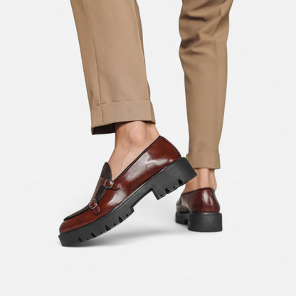 Premium Men's Leather Loafers – Smart British Thick-Soled Shoes for Professional Style and Comfort | Premium Comfort Home & Lifestyle Product UK