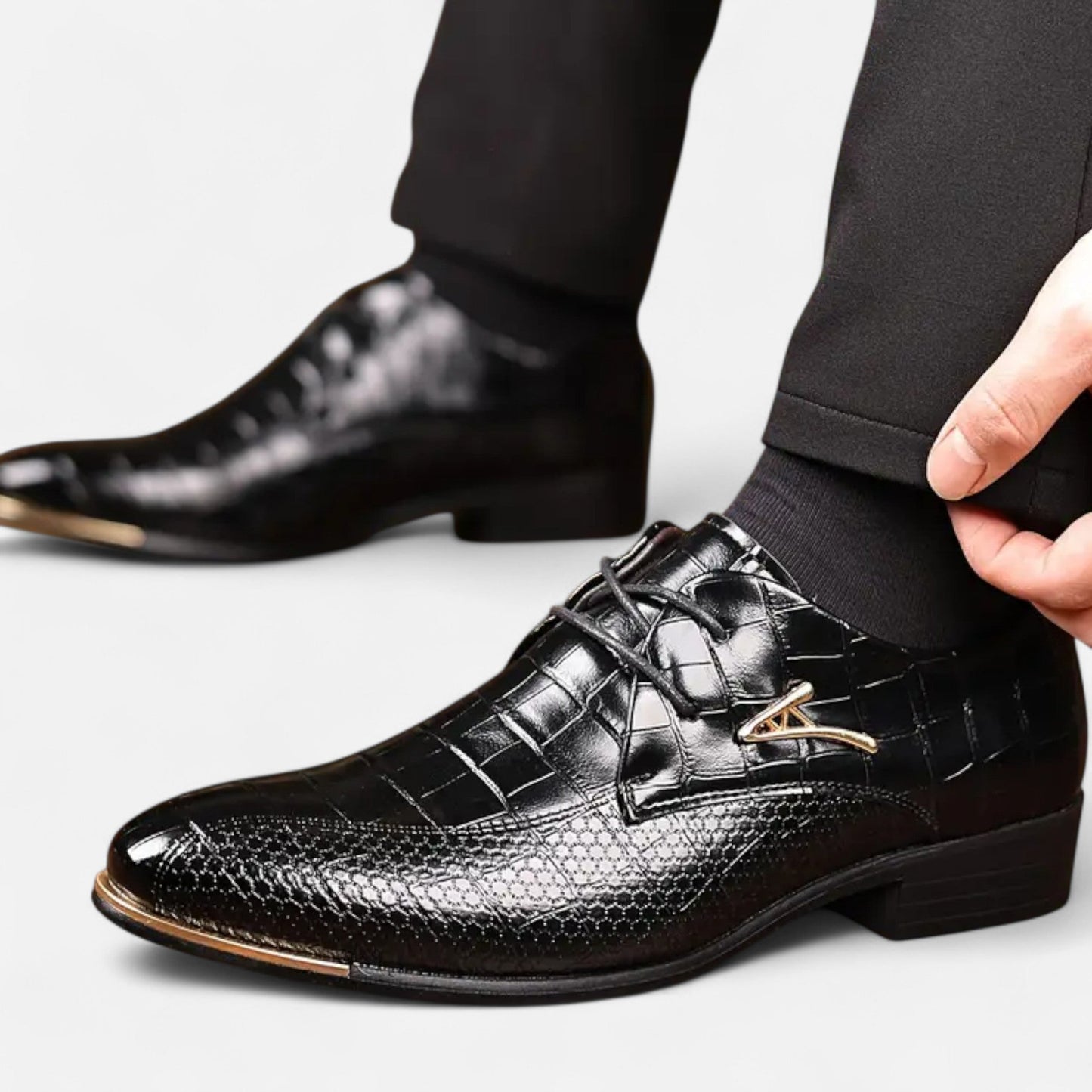 Premium Classic Men's Formal PU Leather Shoes - Smart & Professional Footwear for Every Occasion | Premium Comfort Home & Lifestyle Product UK