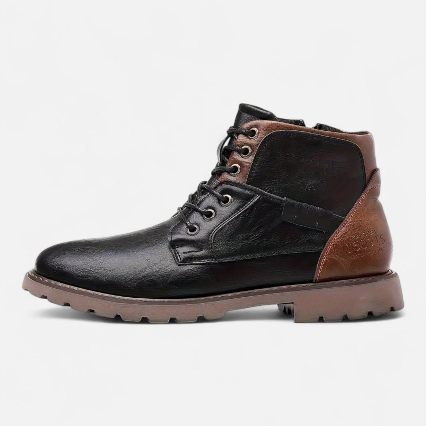 Premium Men's Vintage Leather Lace-Up Boots | Smart Casual Footwear for Stylish Comfort and Durability | Premium Comfort Home & Lifestyle Product UK