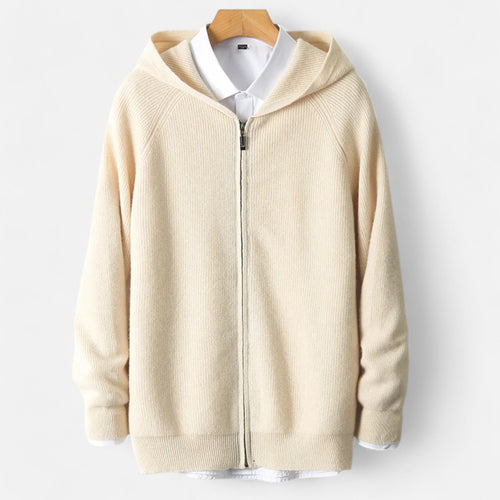Premium Men's Zipped Hoodie – Smart Heritage Merino Knitwear for Ultimate Comfort and Style | Premium Comfort Home & Lifestyle Product UK