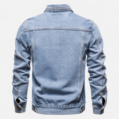 Premium Men's Vintage Denim Jacket – Essential Autumn Cotton Style for Smart Casual Looks | Premium Comfort Home & Lifestyle Product UK