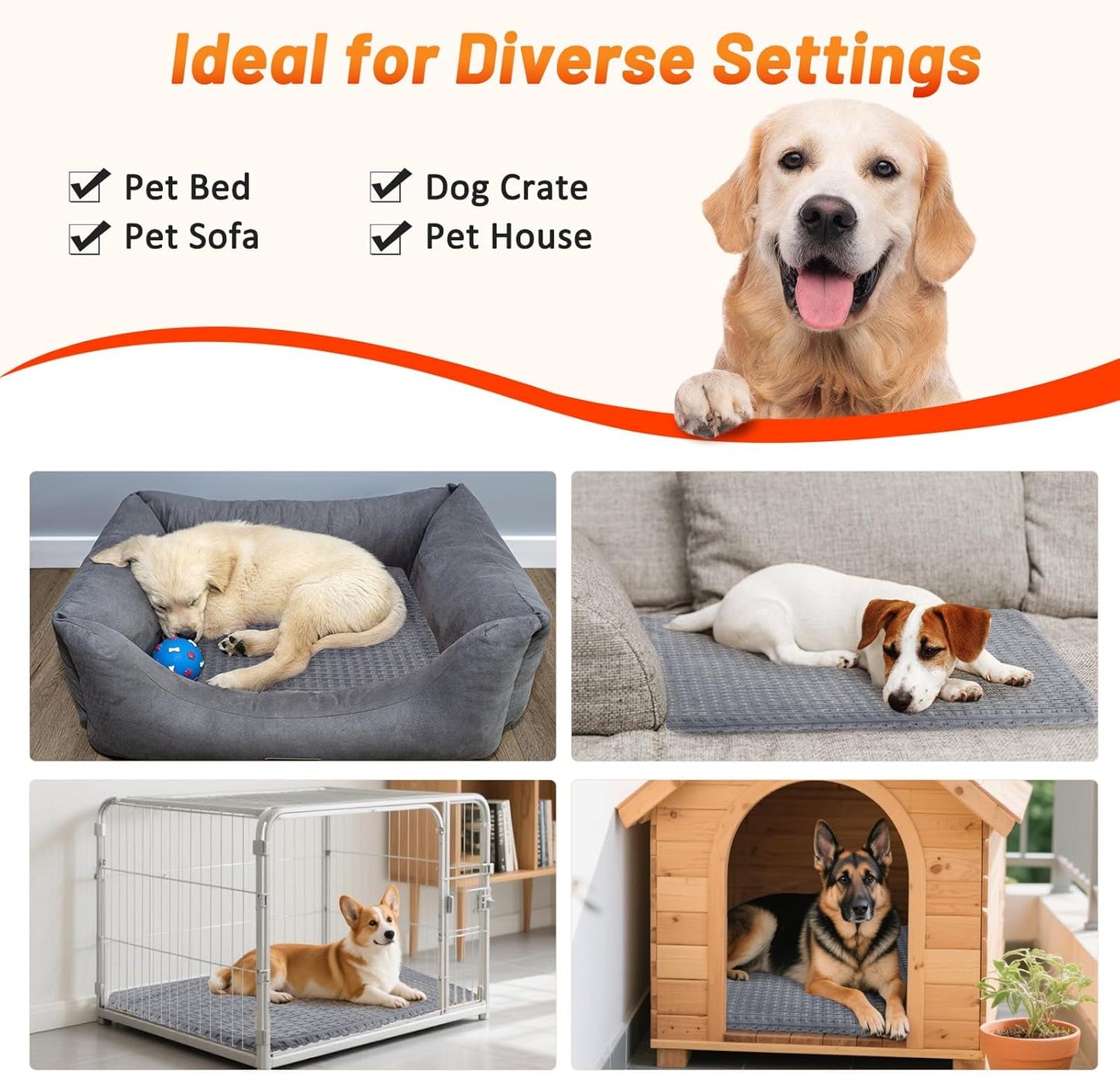 Dog Heating Pad – Waterproof Adjustable Dog Warming Pad & Heated Dog Bed | Premium Comfort Home & Lifestyle Product UK