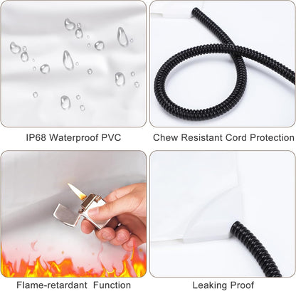 Dog Heating Pad – Waterproof Dog Warming Pad & Heated Dog Bed with Adjustable Temperature (Safe & Comfortable) | Premium Comfort Home & Lifestyle Product UK