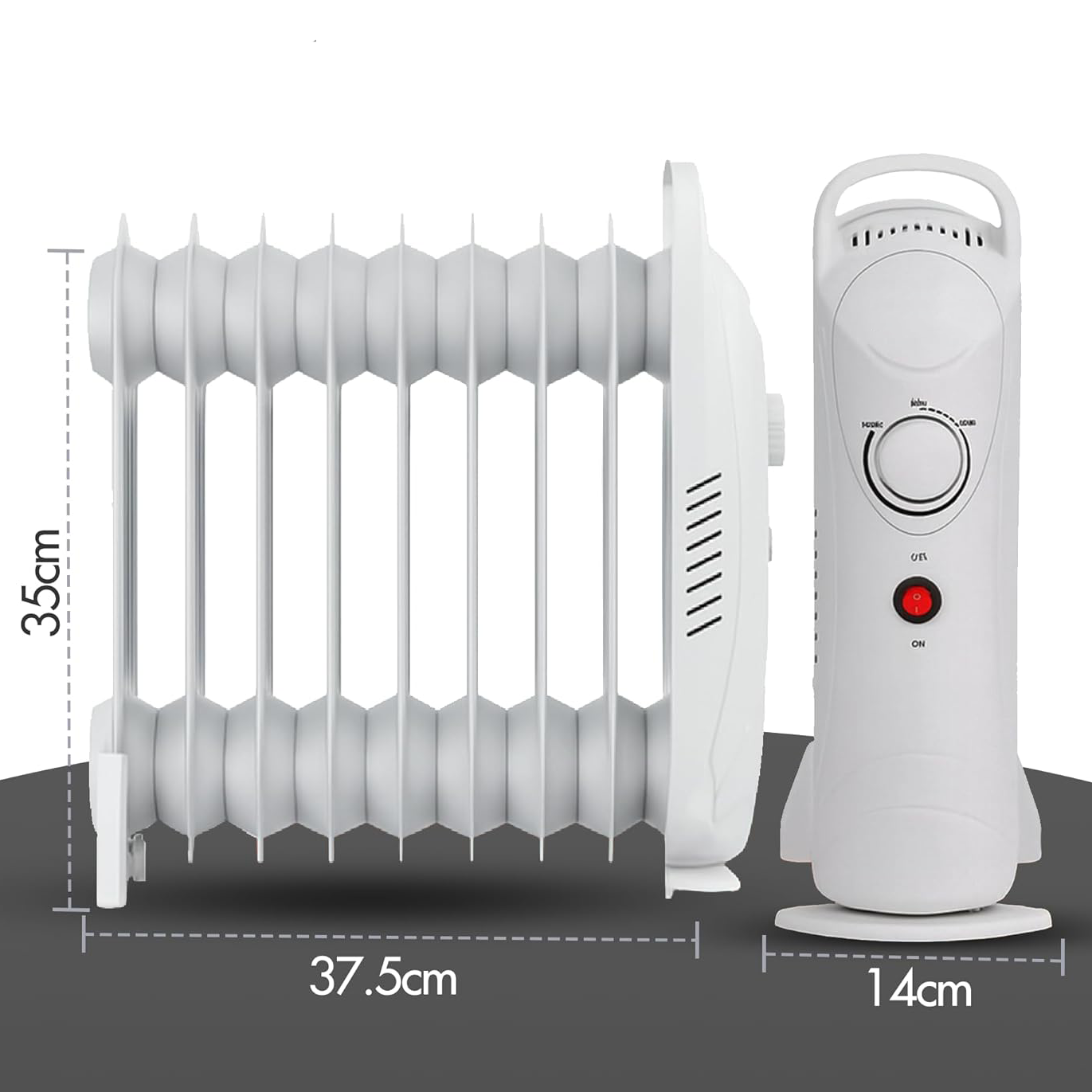 Portable 7 Fin Oil Filled Radiator | Premium Beauty & Wellness Device UK | Premium Comfort Home & Lifestyle Product UK