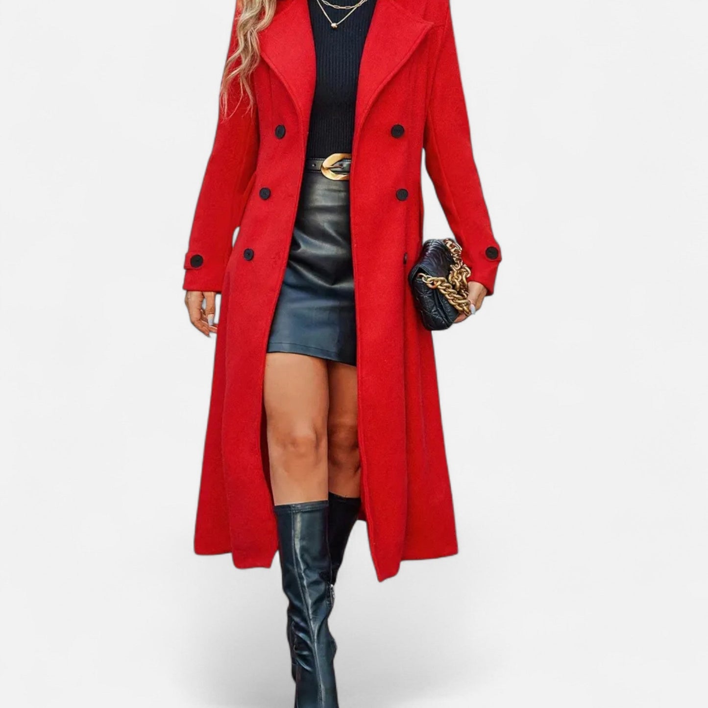 Premium Women's Elegant Long-Sleeve Winter Coat - Smart & Stylish Outerwear for Cold Weather - Essential Fashion for Every Occasion | Premium Comfort Home & Lifestyle Product UK