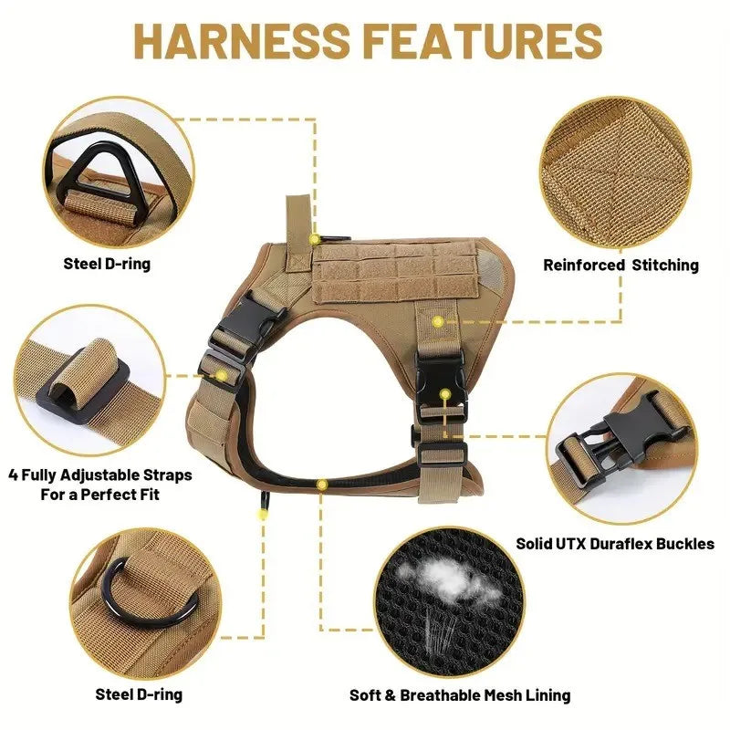 Ultimate Tactical Dog Harness Vest | Premium Comfort Home & Lifestyle Product UK