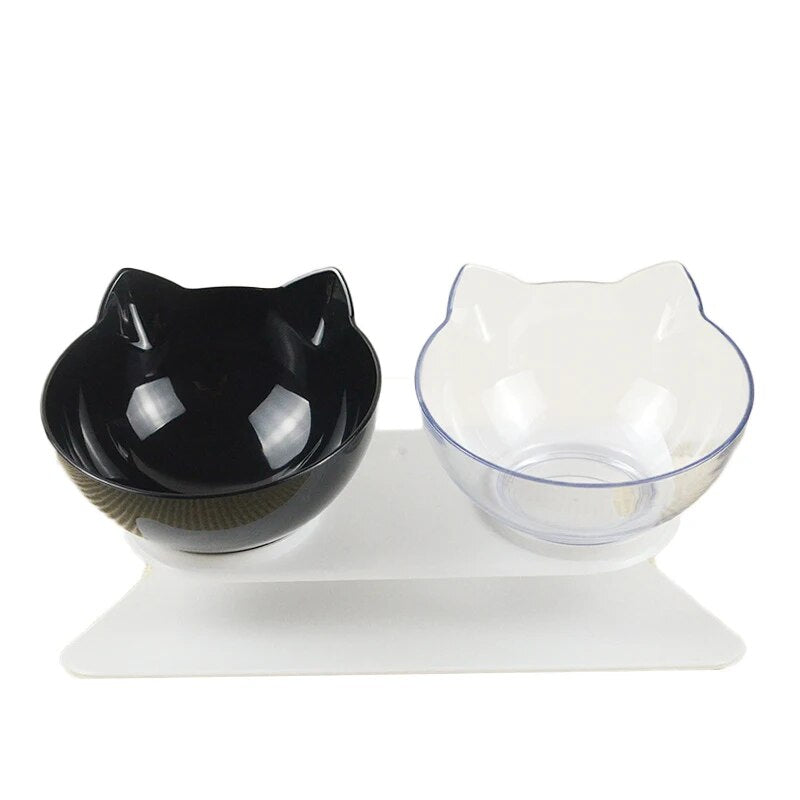 Double Cat Bowl with Stand | Premium Comfort Home & Lifestyle Product UK