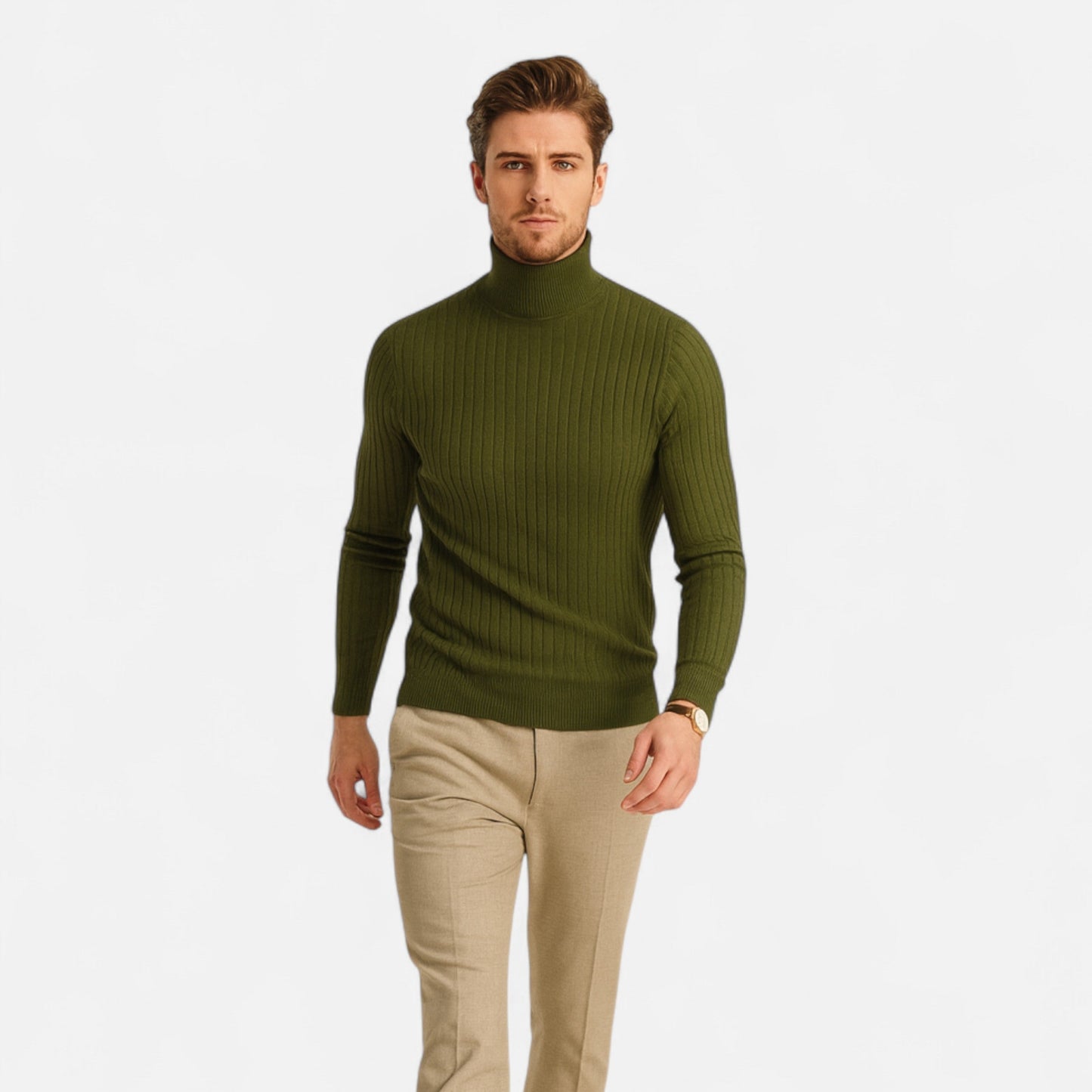 Premium Men's Wool Turtleneck Sweater – Smart High Neck Winter Knit for Essential Style and Warmth | Premium Comfort Home & Lifestyle Product UK