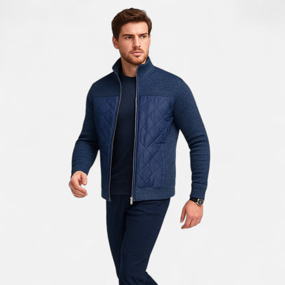 Premium Men's Zip Jacket – Smart Knit Autumn Elegance for Stylish Casual Wear and Professional Outfits | Premium Comfort Home & Lifestyle Product UK