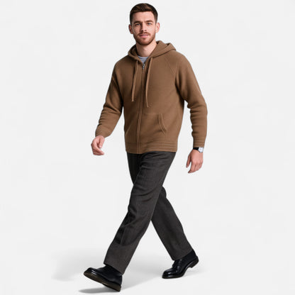 Premium Men's Hooded Cardigan – Smart Winter Knitwear for Essential Style and Comfort | Premium Comfort Home & Lifestyle Product UK