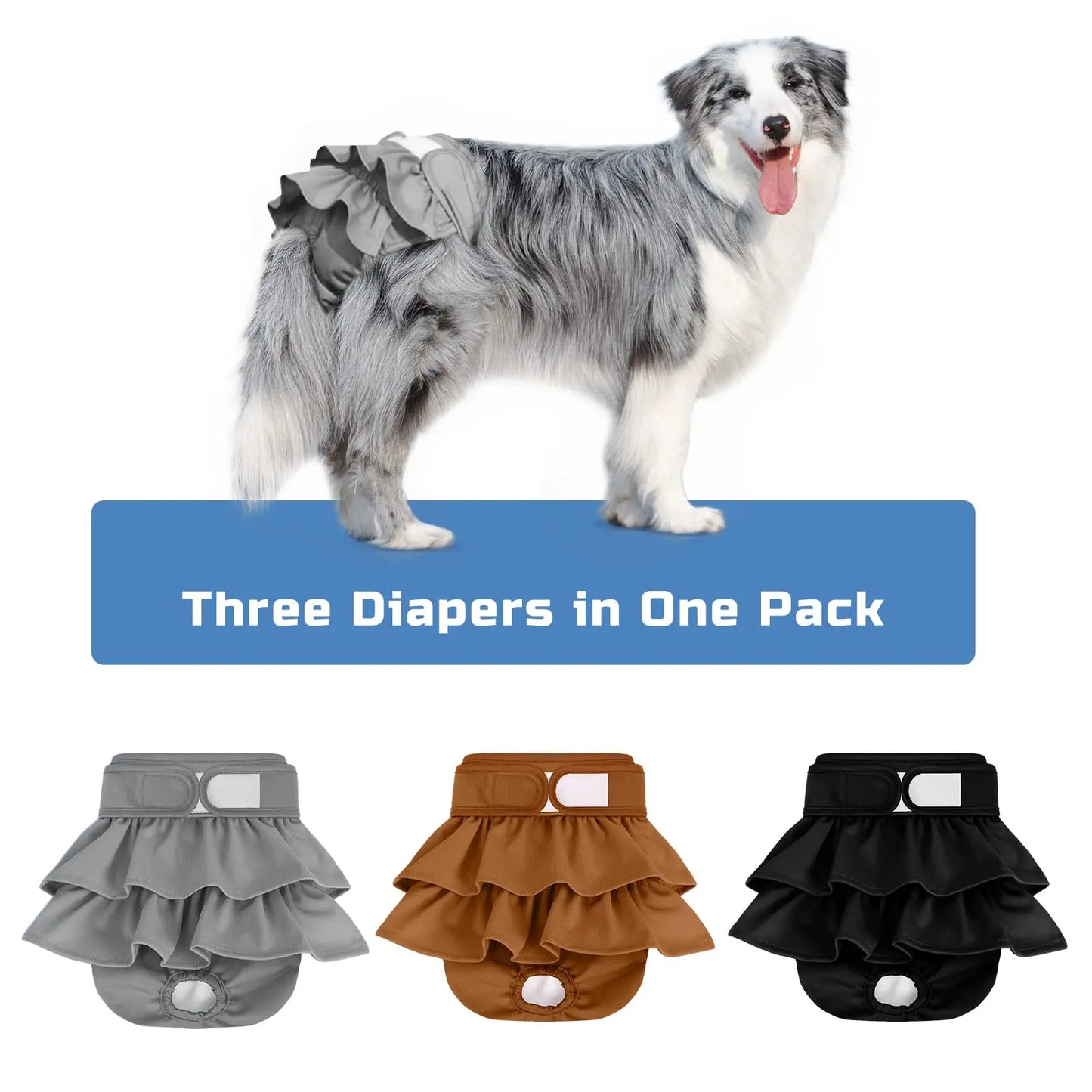 ChicPet Adjustable Doggy Diapers | Premium Comfort Home & Lifestyle Product UK