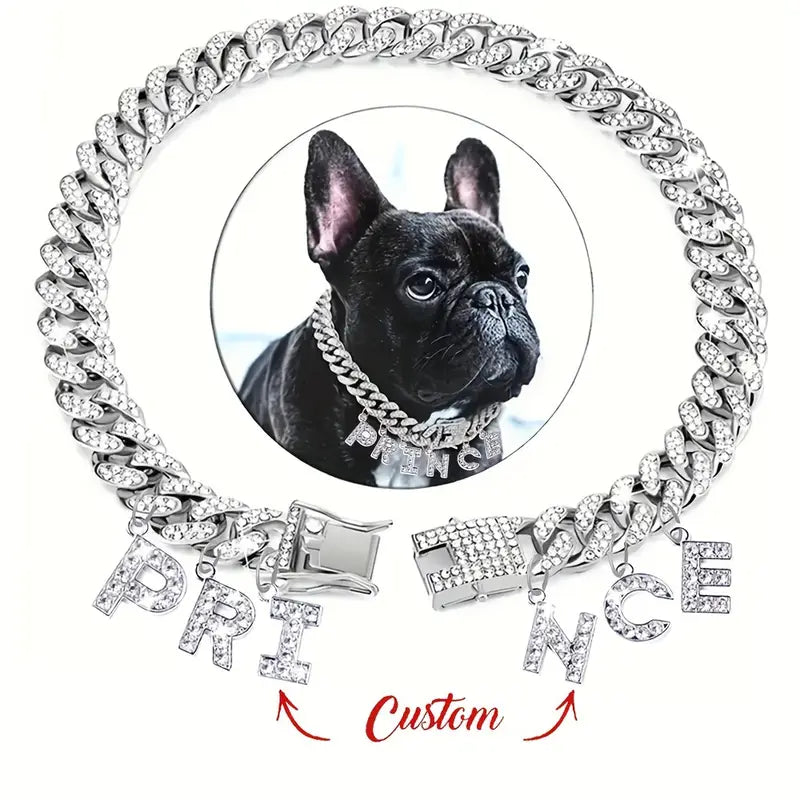 Dazzle Pup Personalized Chain Necklace | Premium Comfort Home & Lifestyle Product UK
