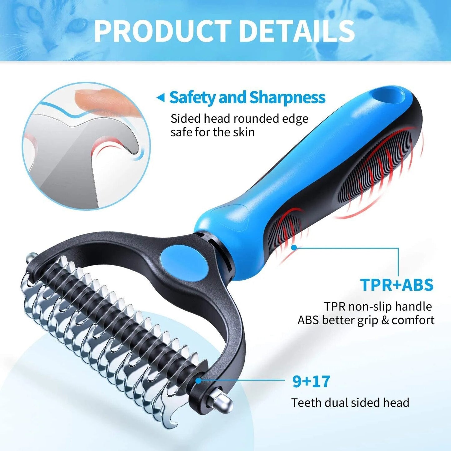 Double Sided Grooming Brush | Premium Comfort Home & Lifestyle Product UK