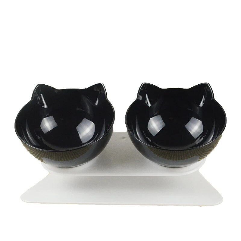 Double Cat Bowl with Stand | Premium Comfort Home & Lifestyle Product UK