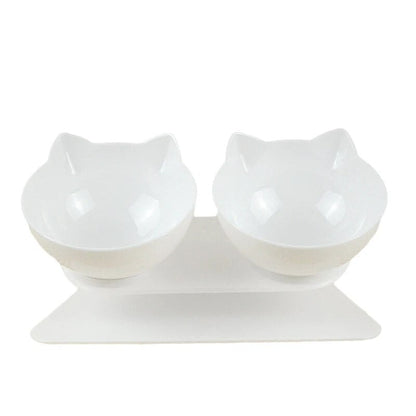 Double Cat Bowl with Stand | Premium Comfort Home & Lifestyle Product UK