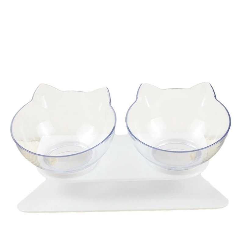 Double Cat Bowl with Stand | Premium Comfort Home & Lifestyle Product UK