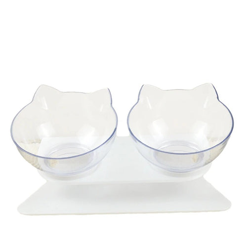 Double Cat Bowl with Stand | Premium Comfort Home & Lifestyle Product UK