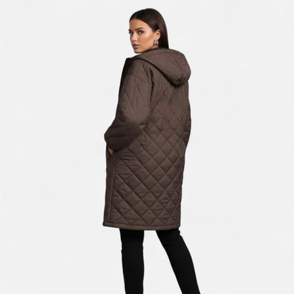 Premium Women's Quilted Hooded Jacket – Smart Autumn Winter Coat for Elegance and Warmth | Premium Comfort Home & Lifestyle Product UK