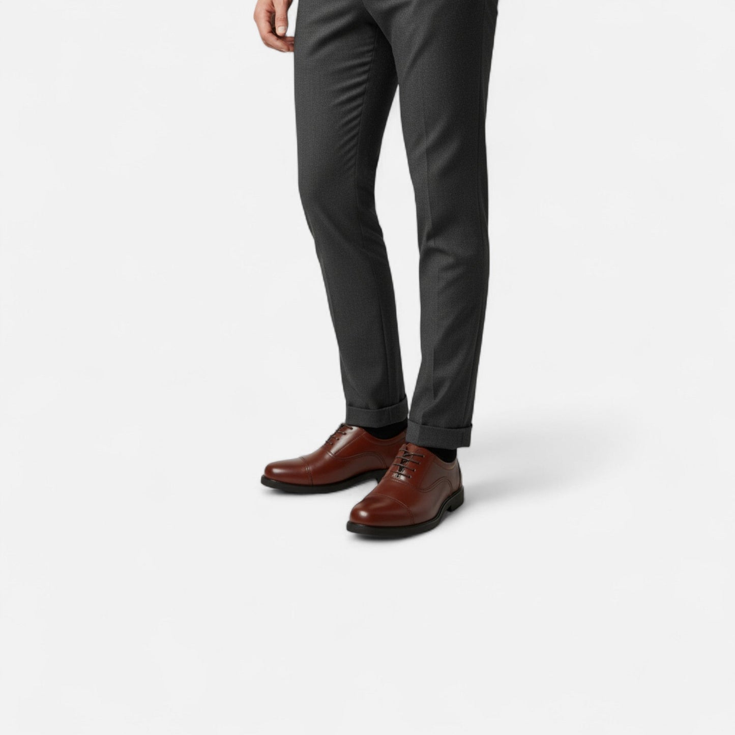 Premium Men's Smart Faux Leather Lace-Up Shoes | Best Stylish Footwear for Work & Casual Wear in the UK | Premium Comfort Home & Lifestyle Product UK