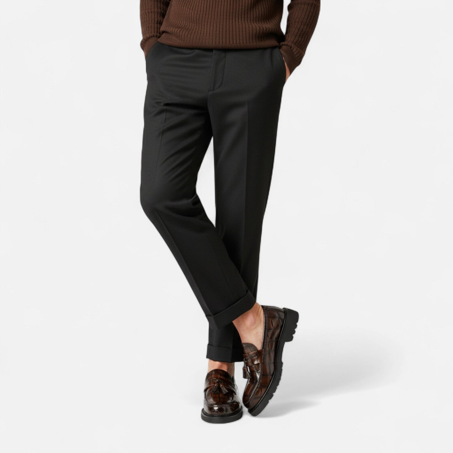 Premium Men's Loafers – Smart Vintage Fringe Elegance for Professional Style and Comfort | Premium Comfort Home & Lifestyle Product UK