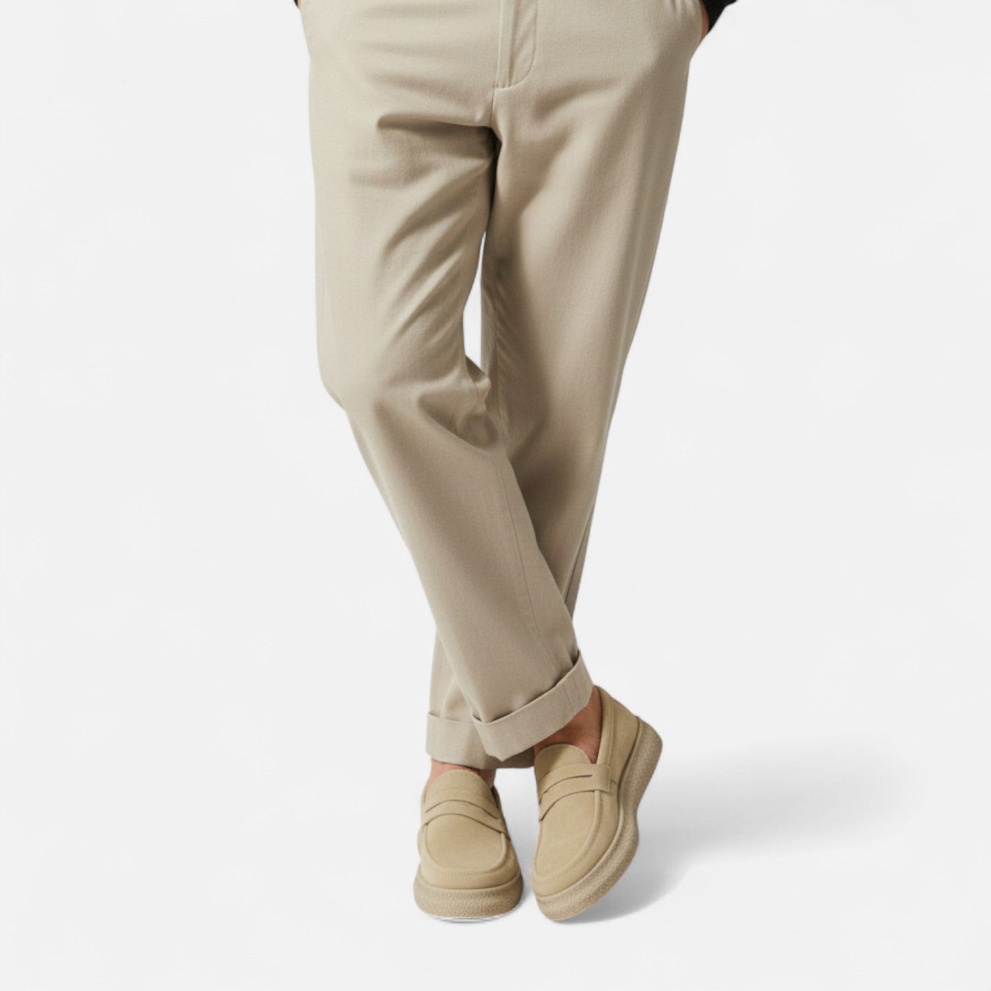 Premium Men's Brown Slip-On Loafers with Buckle – Smart Casual Footwear for Work and Everyday Wear | Premium Comfort Home & Lifestyle Product UK