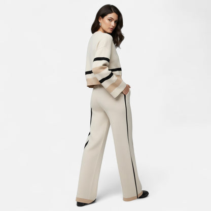 Premium Women's Plaid Sweater Set – Smart Heritage Lounge Wear for Stylish Comfort and Elegance | Premium Comfort Home & Lifestyle Product UK