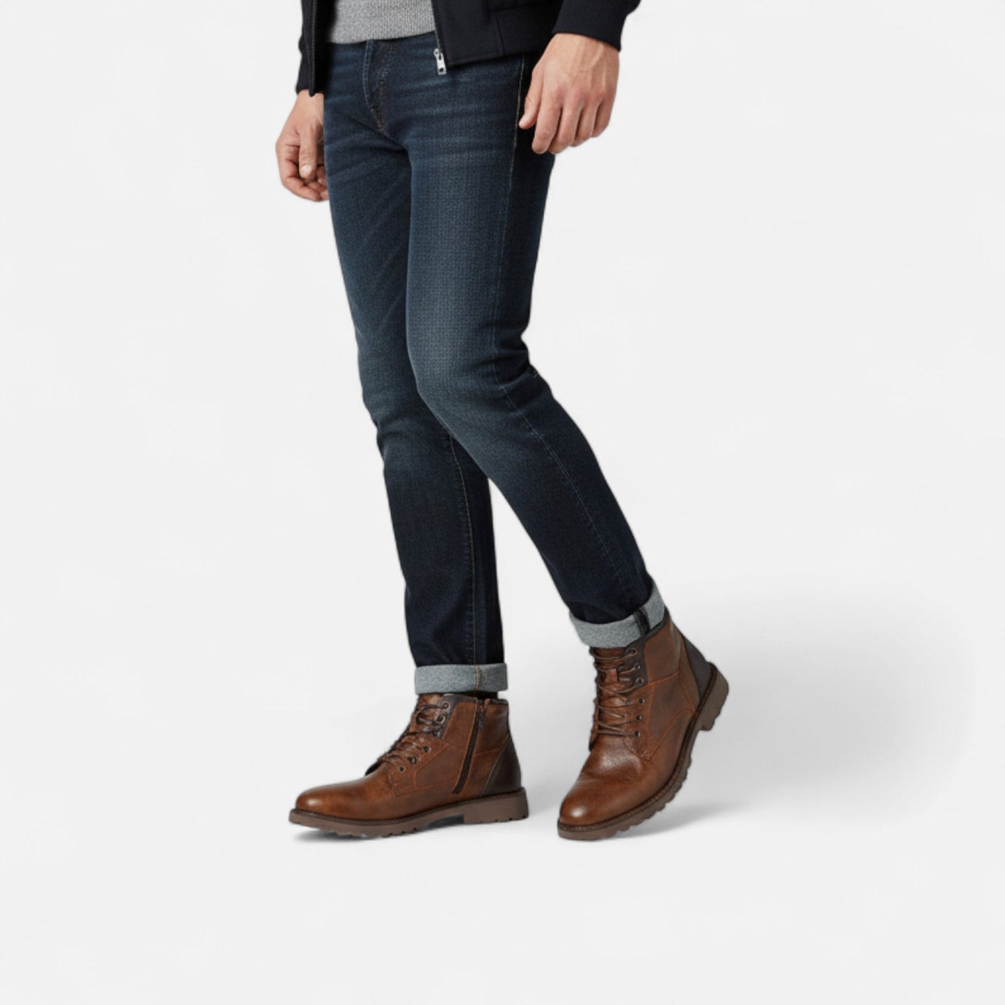 Premium Men's Vintage Leather Lace-Up Boots | Smart Casual Footwear for Stylish Comfort and Durability | Premium Comfort Home & Lifestyle Product UK