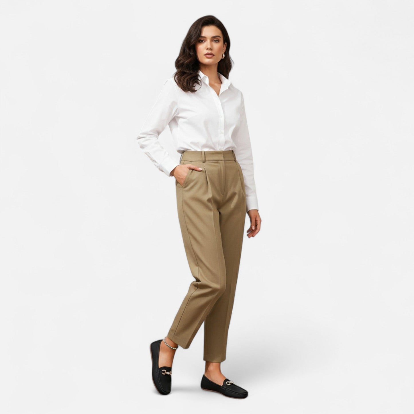 Premium Women's Loafers with Butterfly Strap & Diamond Accent – Stylish, Smart, and Comfortable Footwear for Every Occasion | Premium Comfort Home & Lifestyle Product UK