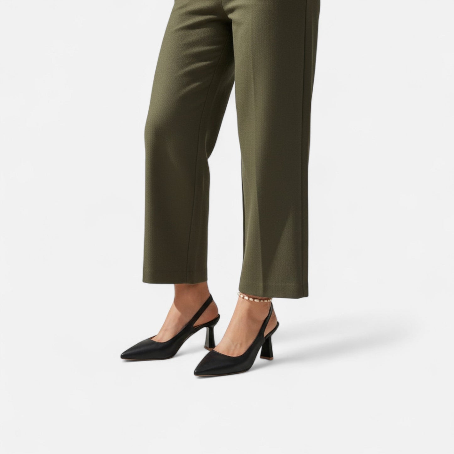 Premium Women's Slingback Heels with Sparkle Accent – Elegant and Stylish Footwear for Special Occasions and Everyday Wear | Premium Comfort Home & Lifestyle Product UK