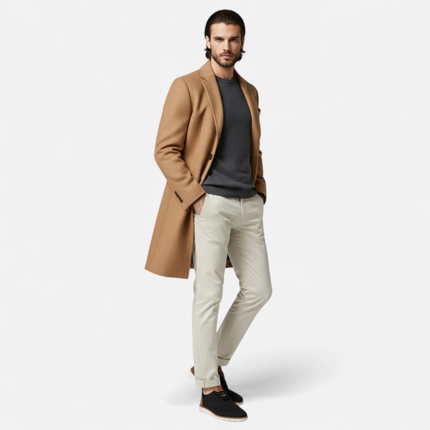 Premium Men's Dress Sneakers – Smart Breathable Lace-Up Shoes for Professional Style and Comfort | Premium Comfort Home & Lifestyle Product UK