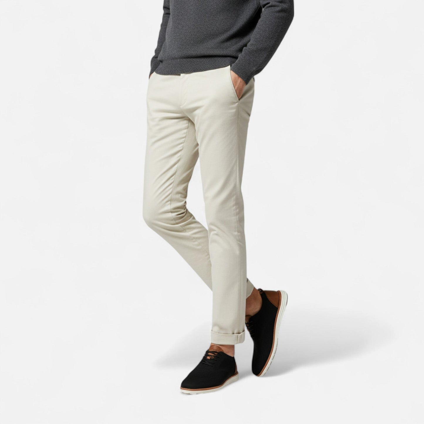 Premium Men's Dress Sneakers – Smart Breathable Lace-Up Shoes for Professional Style and Comfort | Premium Comfort Home & Lifestyle Product UK