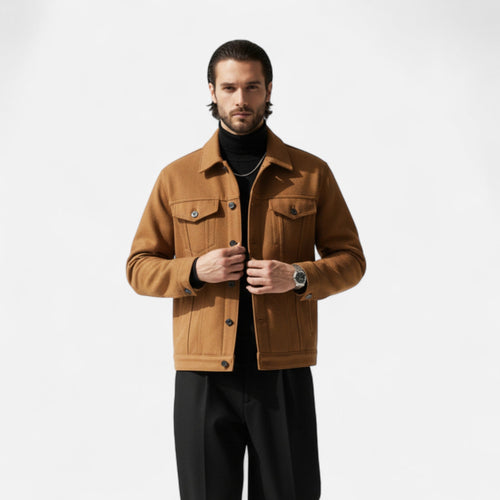 Men’s Premium Casual Lapel Jacket – Smart Spring Autumn Wear for Stylish Outfits and Everyday Elegance | Premium Comfort Home & Lifestyle Product UK