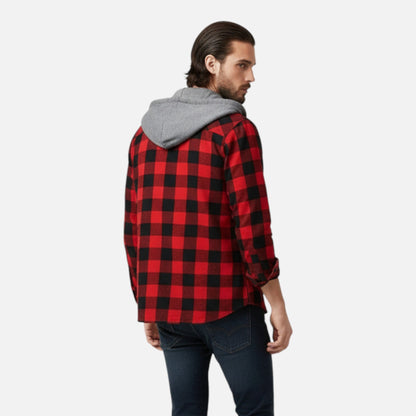 Premium Men's Button-Up Hooded Sweater - Smart Casual Wear for All Seasons, Essential for Stylish Comfort | Premium Comfort Home & Lifestyle Product UK