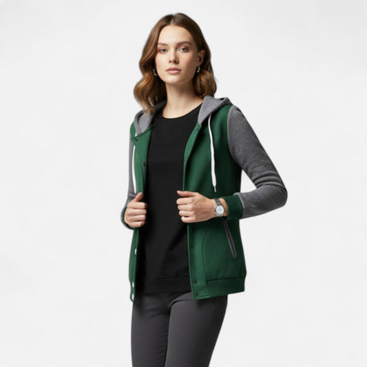 Premium Women's Cotton Hooded Jacket – Stylish Heritage Design for Smart Casual Wear | Premium Comfort Home & Lifestyle Product UK