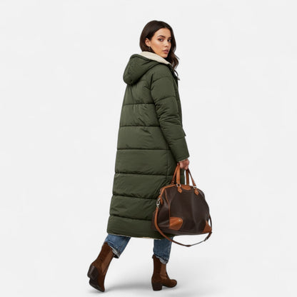 Premium Women's Long Padded Coat – Essential Fleece Winter Jacket for Smart Elegance and Warmth | Premium Comfort Home & Lifestyle Product UK