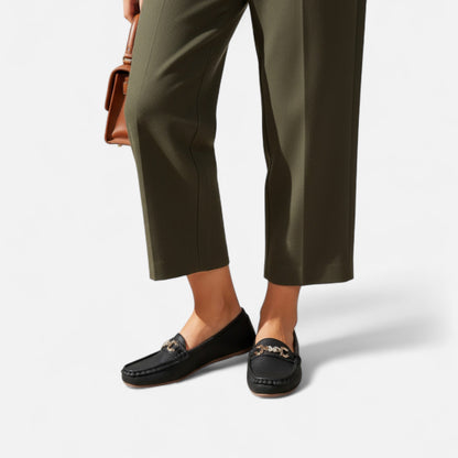 Premium Women's Loafers with Butterfly Strap & Diamond Accent – Stylish, Smart, and Comfortable Footwear for Every Occasion | Premium Comfort Home & Lifestyle Product UK