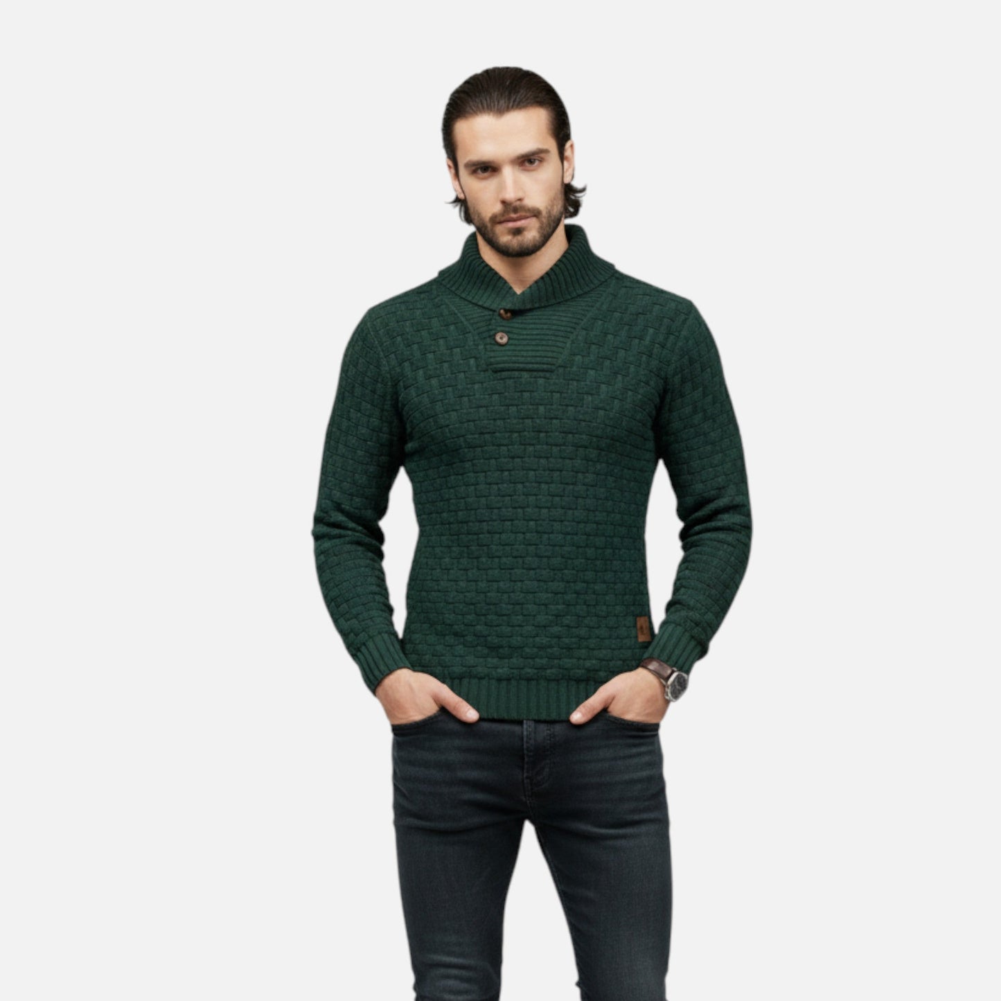 Premium Men's Classic High-Stretch Winter Sweater - Essential Smart Knitwear for Comfort and Style in Cold Weather | Premium Comfort Home & Lifestyle Product UK