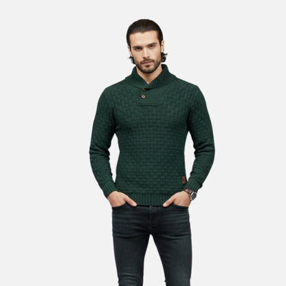 Premium Men's Classic High-Stretch Winter Sweater - Essential Smart Knitwear for Comfort and Style in Cold Weather | Premium Comfort Home & Lifestyle Product UK