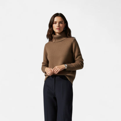 Premium Women's Turtleneck Sweater – Essential Autumn Winter Knitwear for Smart Casual Elegance | Premium Comfort Home & Lifestyle Product UK