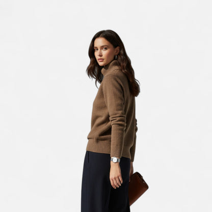 Premium Women's Turtleneck Sweater – Essential Autumn Winter Knitwear for Smart Casual Elegance | Premium Comfort Home & Lifestyle Product UK