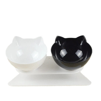 Double Cat Bowl with Stand | Premium Comfort Home & Lifestyle Product UK