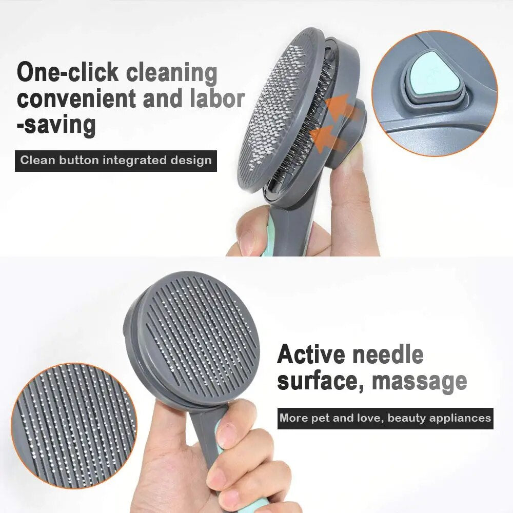 Self-Cleaning Pet Comb | Premium Comfort Home & Lifestyle Product UK