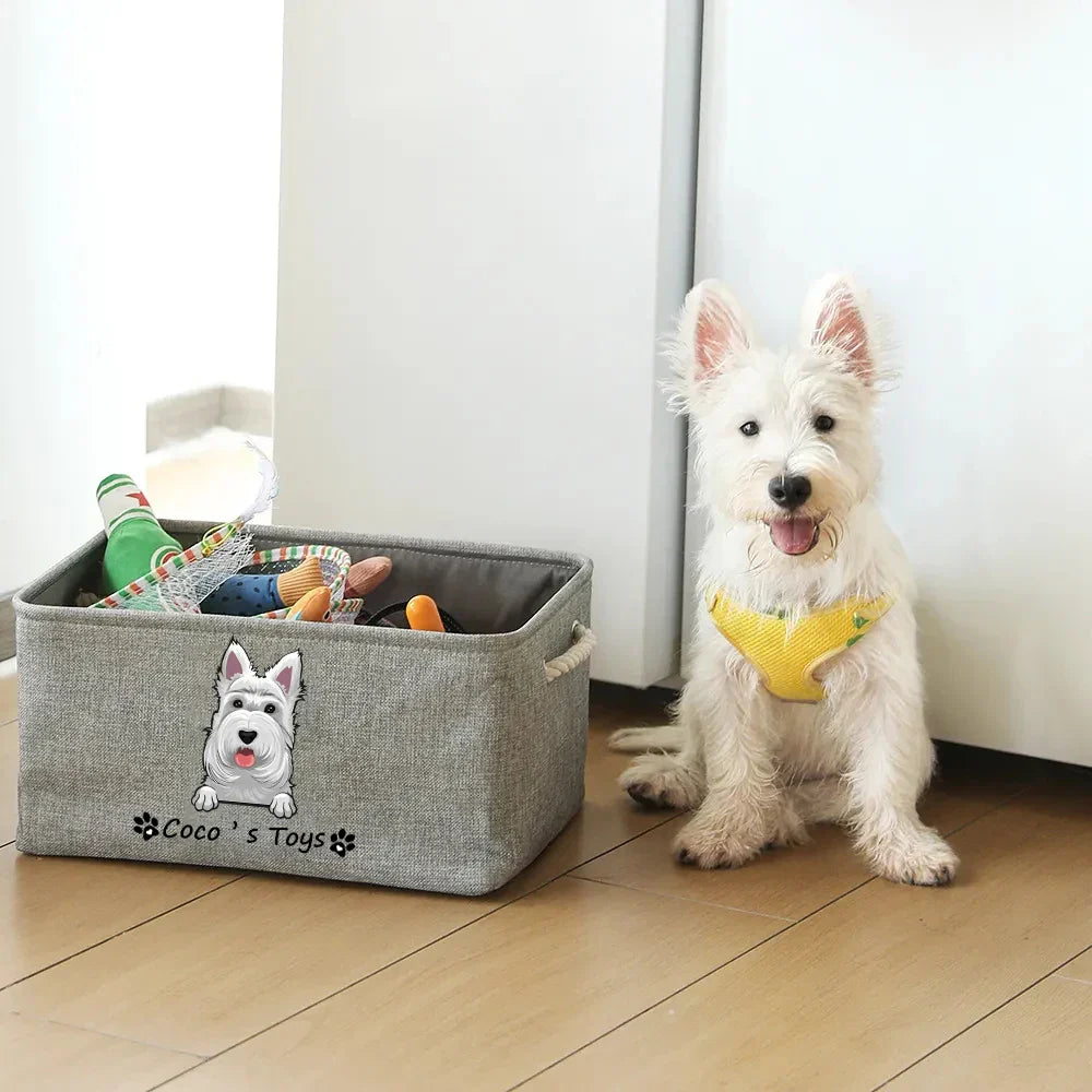 Personalized Pet Toy Basket | Premium Comfort Home & Lifestyle Product UK